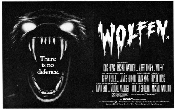 OF WOLF AND MAN: “WOLFEN”